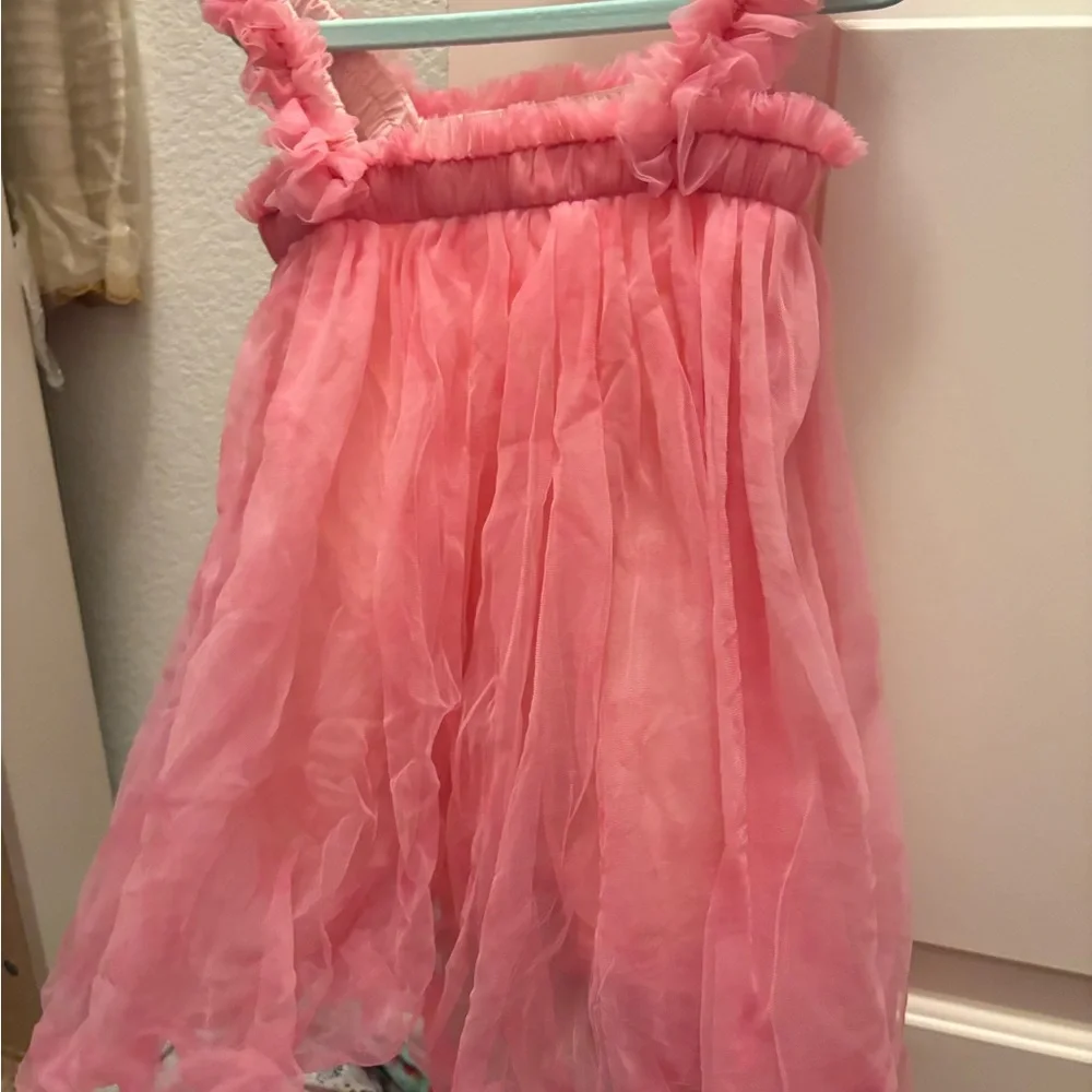 Pink Ruffled Dress Wild + Rae - Picture 1 of 4